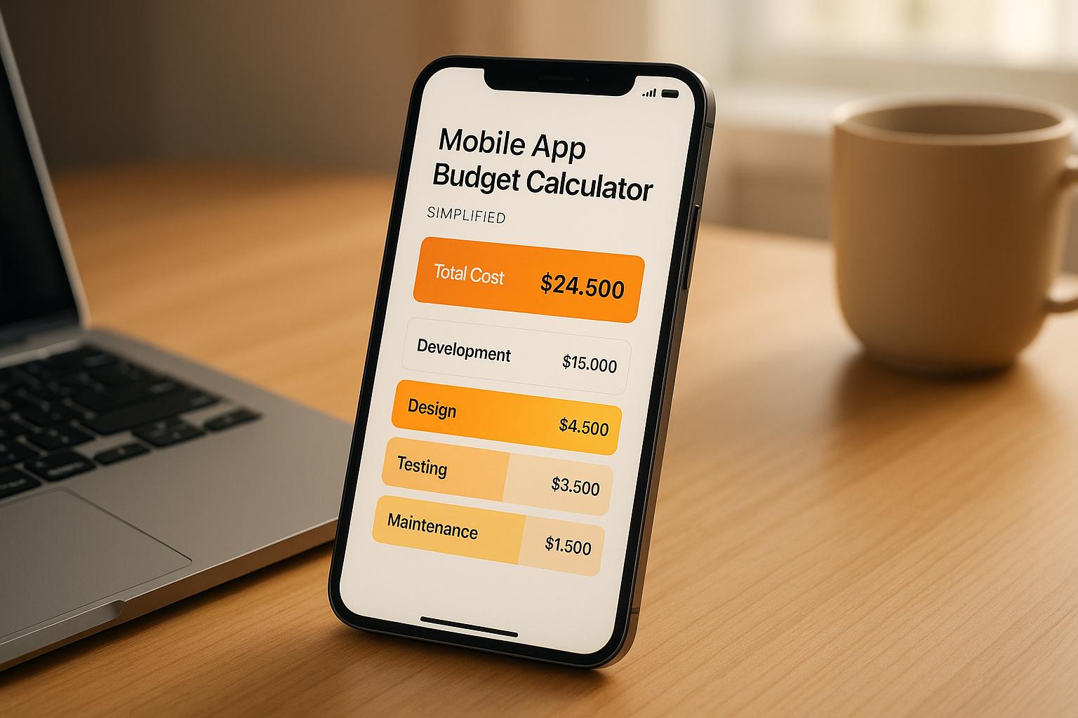 Mobile App Budget Calculator Simplified